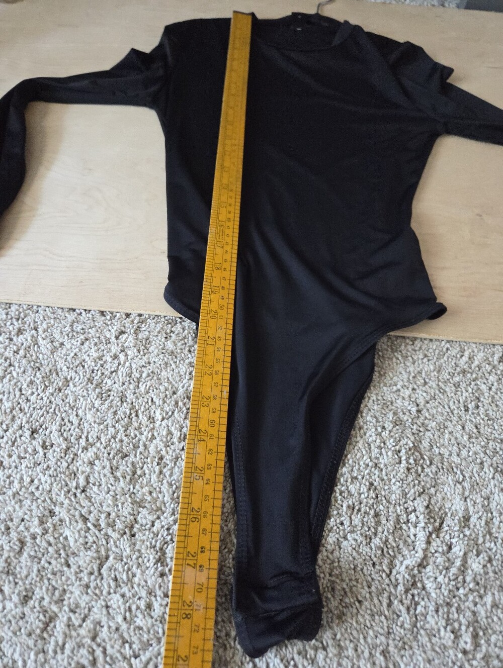 Black Long Sleeve Bodysuit - Picture 6 of 8